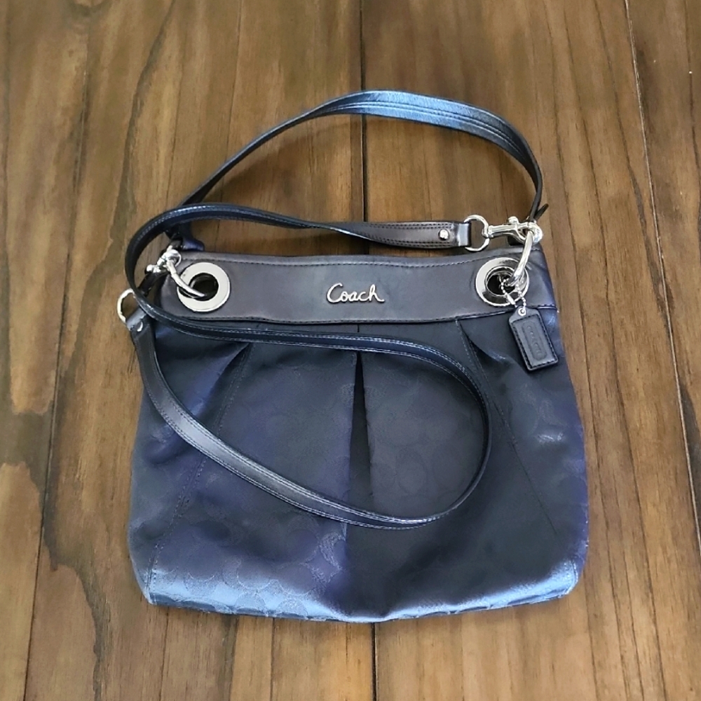Coach Metallic Signature Crossbody Bag